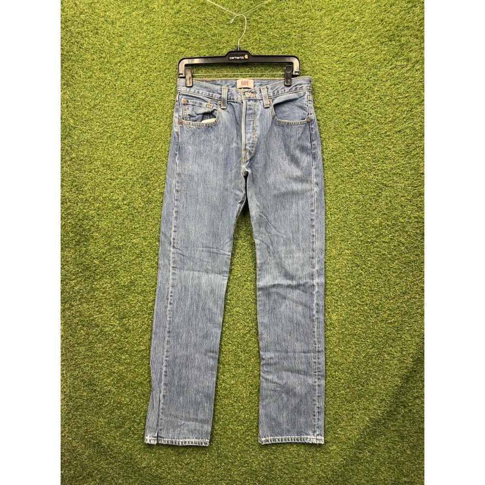 Vintage Levis 501 XX Jeans Mens 31x34 Medium Wash Button Fly Straight Leg Denim